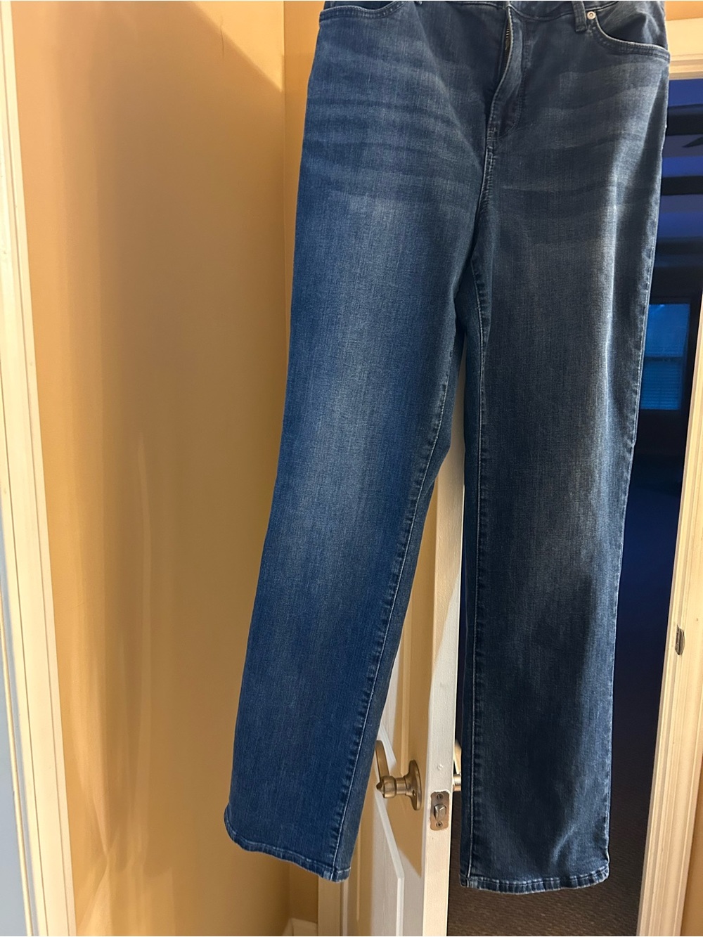 NYDJ Women’s Boot Cut Jeans in Dark Blue Denim